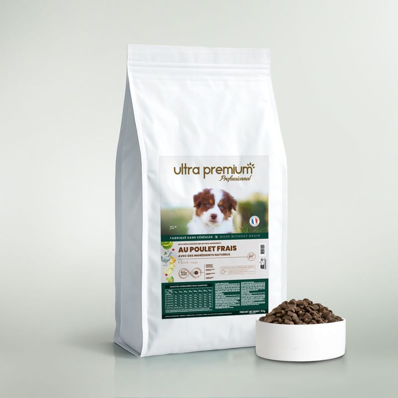 Chiot au Poulet Frais 15kg / 12kg